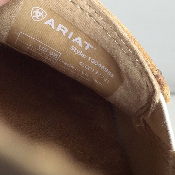 Ariat Womens Cruiser Easy Flex Wide Square Toe Sz 9 Trusty Brown Shoes 10046936 - Picture 8 of 8